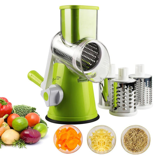 3 In 1 Rotary Drum Grater Kaddu Kash -