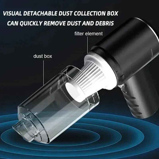Portable 3 in 1 Handheld Vacuum Cleaner with Blower High Power Rechargeable for Car Home and Dusting Needs