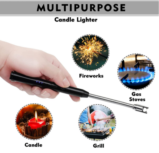 Windproof Electric Rechargeable Lighter With Flexible